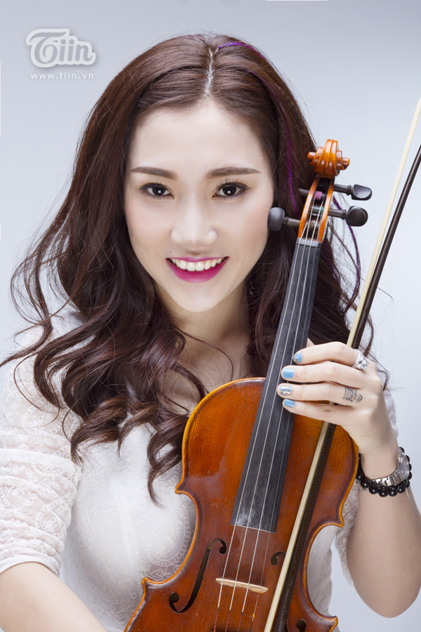 Cô giáo violin xinh đẹp bật mí dự định năm mới 2015