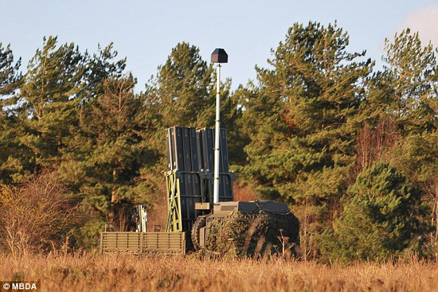 A Future Local Area Air Defence System prepares for launch during trials. It has been reported that the Ministry of Defence are to buy this system to protect the Falkland Islands 