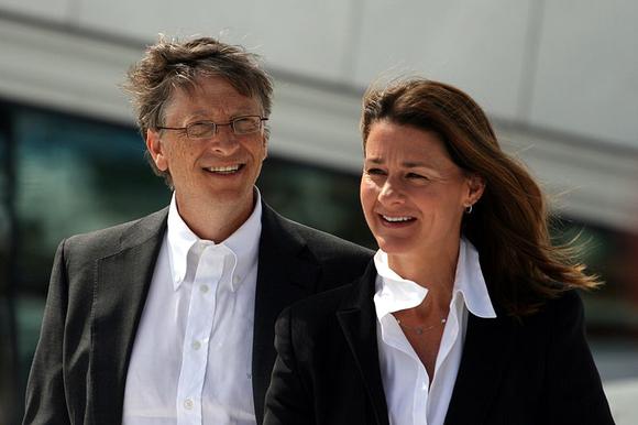 Bill Gates và vợ của ông, Melinda Gates