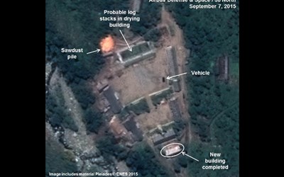 
Ảnh chụp từ vệ tinh cho thấy Triều Tiên có động thái bất thường ở khu thử nghiệm hạt nhân (ảnh: 38 North)
