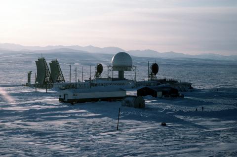 Một hệ thống radar của Mỹ ở Alaska