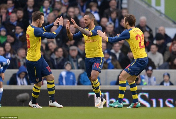 Brighton 2–3 Arsenal: Không có bất ngờ 1