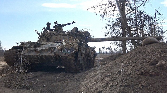Chiếc xe tăng IS khẳng định đã cướp được. Tuy nhiên IS hiếm khi dám sử dụng xe tăng do lo sợ có thể trở thành mục tiêu không kích vì dễ bị phát hiện.