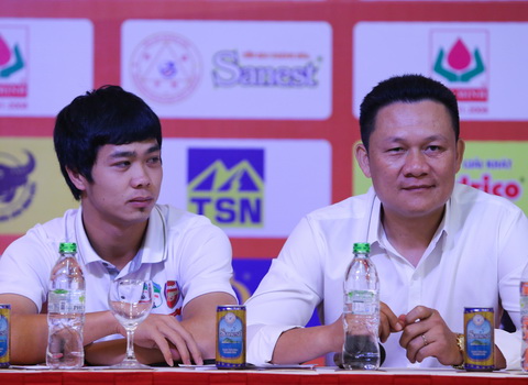 HLV trưởng Nguyễn Quốc Tuấn và tiền đạo đội trưởng Nguyễn Công Phượng của U21 HAGL đã đồng loạt lên tiếng khẳng định quyết tâm trước thềm giải U21 quốc tế 2015.