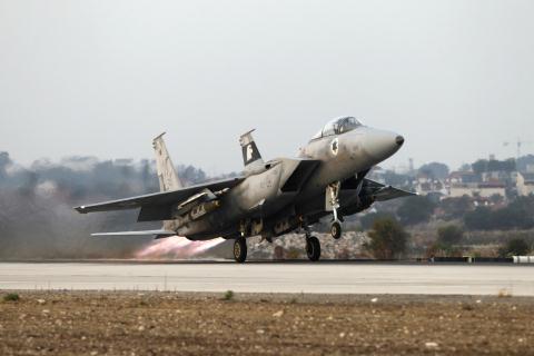 Tiêm kích F-15E của Không quân Israel.