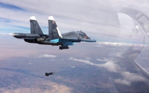 
Chiến đấu cơ Su-34 của Nga tham gia không kích các mục tiêu IS tại Syria. (Ảnh Sputnik).
