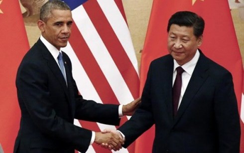 
Tổng thống Mỹ Barack Obama và Chủ tịch Trung Quốc Tập Cận Bình trong một cuộc gặp ở Bắc Kinh. (ảnh: Reuters)
