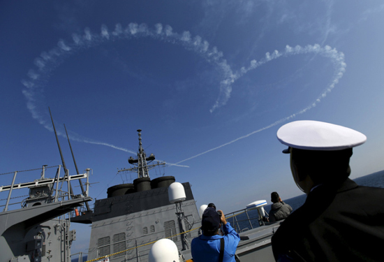 Lễ Duyệt binh Hạm đội của Lực lượng Phòng vệ Biển Nhật Bản (JMSDF) được tổ chức 3 năm một lần.