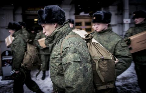
Tân binh của quân đội Nga

