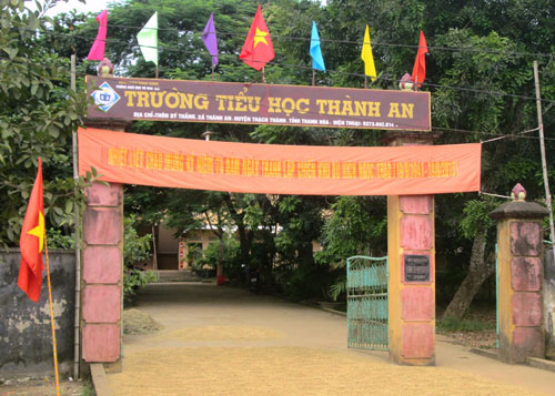 
Trường Tiểu học Thành An (huyện Thạch Thành, tỉnh Thanh Hóa) - nơi ông Nguyễn Tân Thanh công tác trước khi bị bắt
