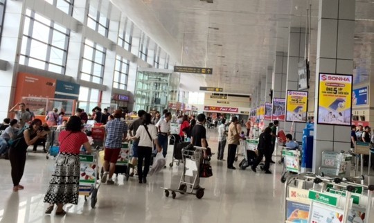 Sảnh E của nhà ga T1 sân bay quốc tế Nội Bài.