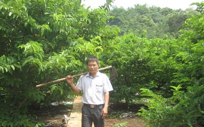 Chân dung nông dân giỏi Trần Bá Khánh.