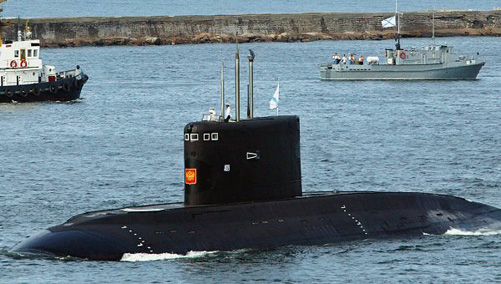 
Tàu ngầm lớp Varshavyanka của Nga.
