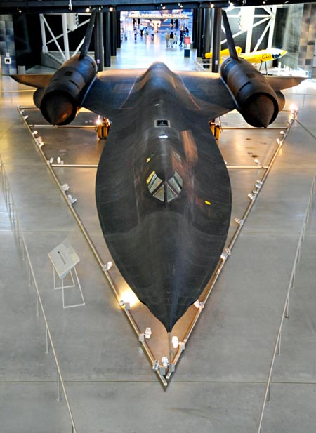 This Oct. 4, 2008 file photo shows an SR-71 Blackbird on display the Steven F. Udvar-Hazy Center near Washington-Dulles International Airport in Virginia. (Photo/CFP)