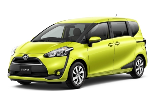 Toyota Sienta có 8 màu sắc ngoại thất 