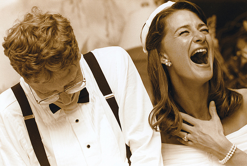 Hình ảnh hiếm hoi trong đám cưới của Bill Gates và Melinda.