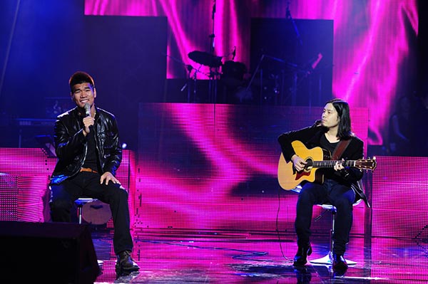 Tạ Quang Thắng sẽ biểu diễn cùng nhạc sĩ ghi-ta trong đêm quyết định sắp tới.