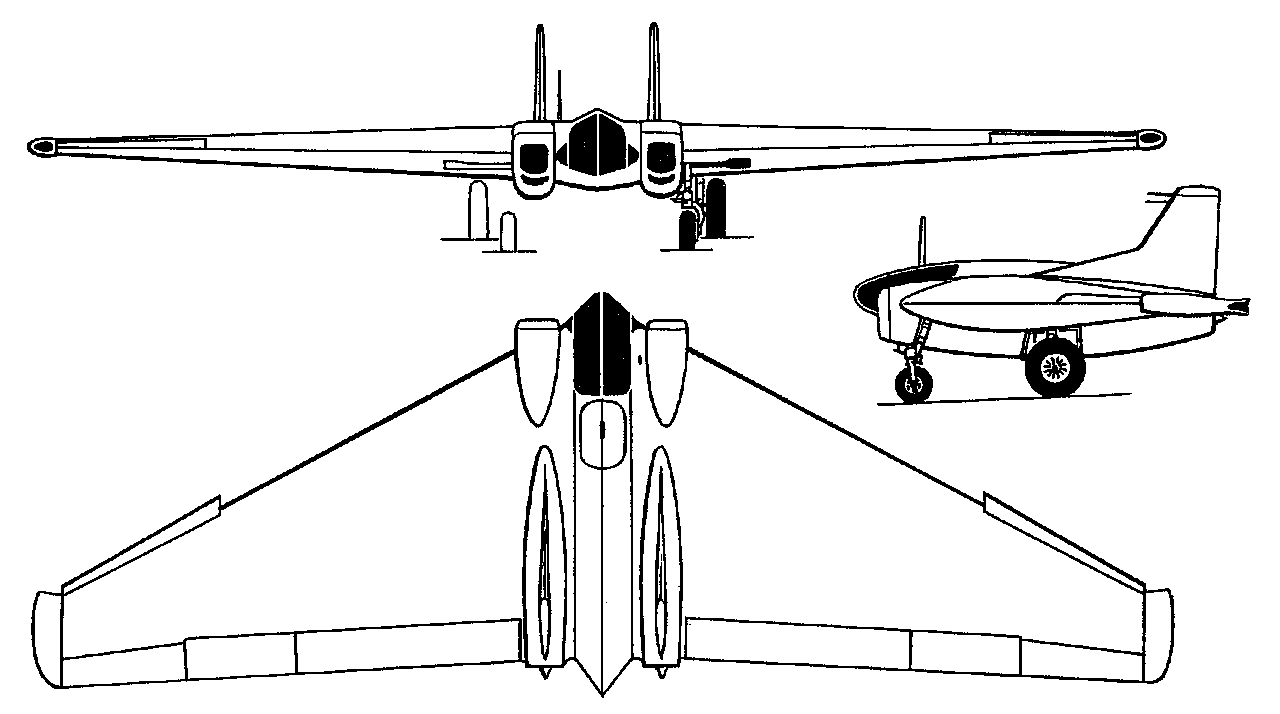 XP-79B (sau những chậm trễ do nổ lốp và các vấn đề phanh khi thử nghiệm chạy đà ở hồ Muroc) đã bị mất trong chuyến bay đầu tiên vào ngày 12.9.1945.