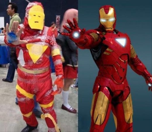 
Iron Man thật có lẽ sẽ lao vào tẩn cho phiên bản cosplay siêu hài này một trận te tua nếu nhìn thấy. (Ảnh: Internet)
