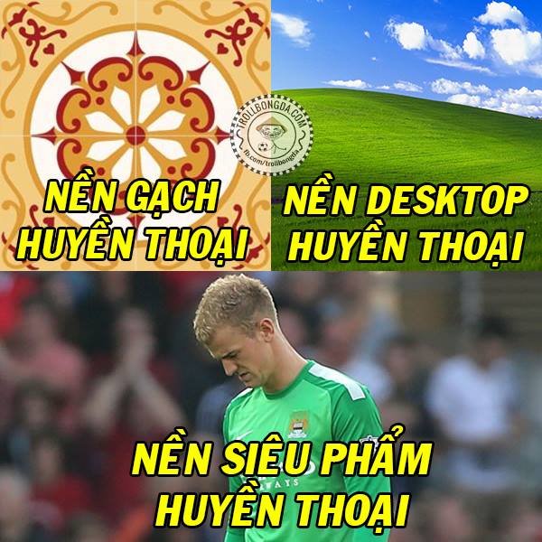 Joe Hart chuyên làm nền cho siêu phẩm