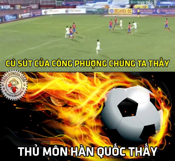 Thủ môn U19 Hàn Quốc chắc cảm thấy may mắn vì anh không bắt được bóng?