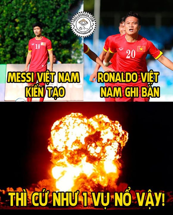 Khi Messi Việt Nam phối hợp cùng Ronaldo Việt Nam