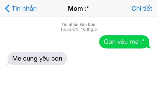Thanh Huyền từng thử nhắn tin cho mẹ theo trào lưu gửi tin nhắn yêu thương gây sốt mạng xã hội Việt 1 thời gian dài.