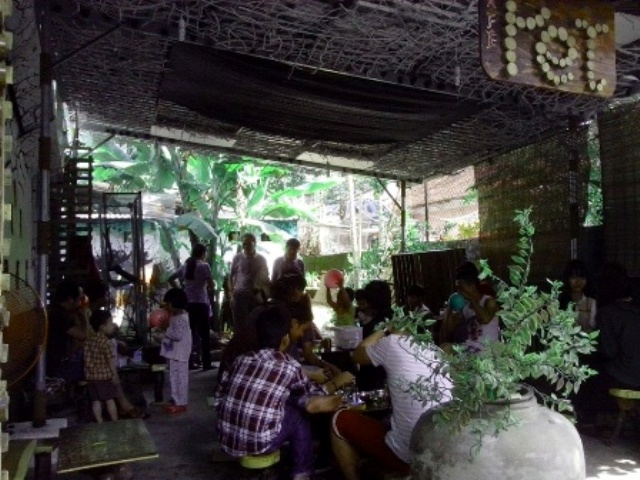 Quán café, lòng Cố đô, Thừa thiên Huế, mô hình