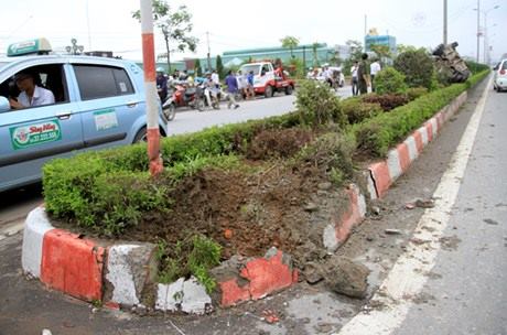 
Hiện trường vụ tai nạn kinh hoàng. (Ảnh CTV)
