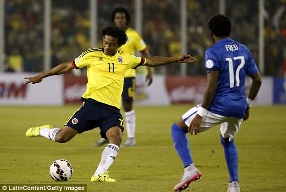 Sau bàn thua, Brazil trở nên nôn nóng. Ngược lại, Colombia càng chơi càng hay.