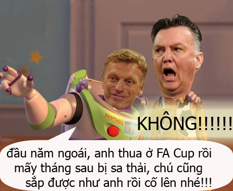 Van Gaal liệu sắp đi theo con đường của Moyes