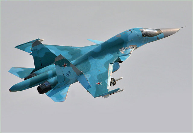 
Máy bay Su-34 của Nga.
