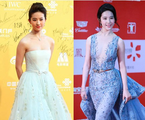 
Từ năm 2014, Lưu Diệc Phi gây ấn tượng với vẻ đẹp thanh lịch và hiện đại trên thảm đỏ khác với những lần diện váy nhái trước đây.
