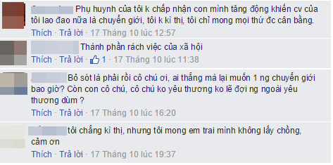 
Nhưng cũng có không ít người lên tiếng tỏ thái độ không ưa người chuyển giới
