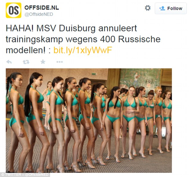 CLB MSV Duisburg buộc phải rời đi vì sợ bị 400 người mẫu làm phiền