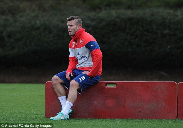 Jack Wilshere đang trong quá trình phục hồi chấn thương dai dẳng