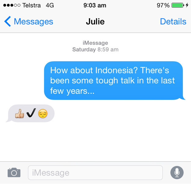 Quan điểm của bà Bishop về quan hệ Úc - Indonesia