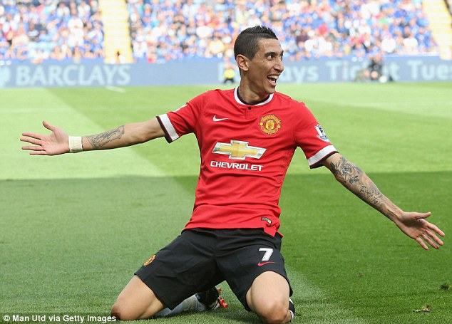 Di Maria từng là mũi khoan của Man United