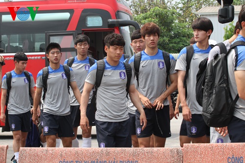 Dù hầu hết các cầu thủ U23 Hàn Quốc là sinh viên đại học song cũng rất đáng nể (Ảnh: VOV)