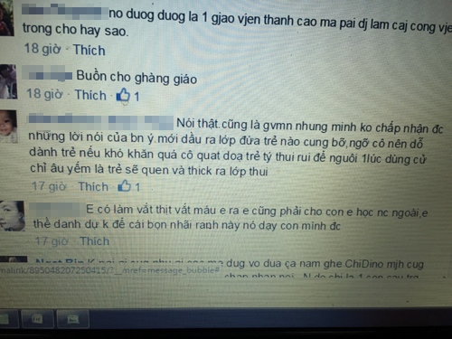 ha noi: co giao mat viec vi chui hoc sinh 