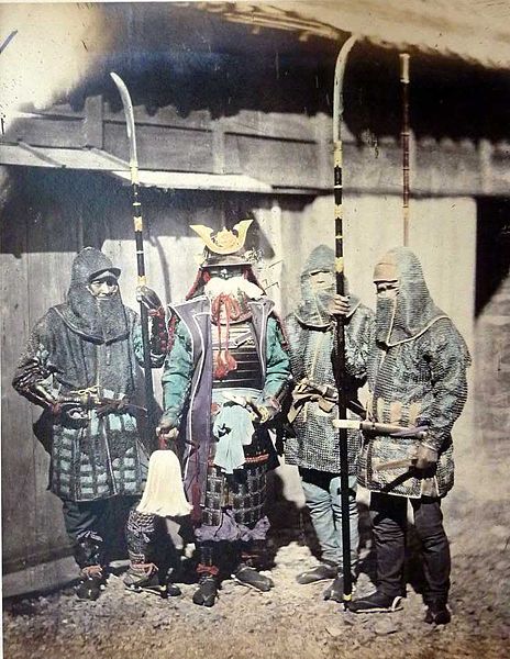 Các Samurai sử dụng Naginata từ đầu thế kỷ 19.