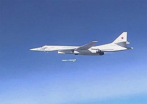 
Máy bay Tu-160 tham chiến ở Syria.
