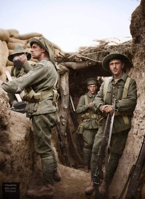 Sự khốc liệt của Thế chiến I qua những bức ảnh màu - ảnh 2