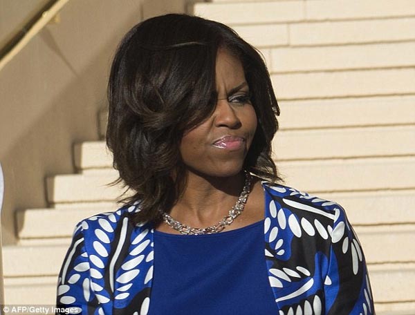 Michelle Obama, Ảrập Xêút, không vui, công du