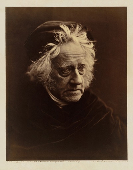 Bức ảnh chân dung của nhà thiên văn học John Frederick William Herschel