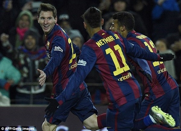Messi vẫn là nhân tố chủ chốt trong đội hình Barcelona.