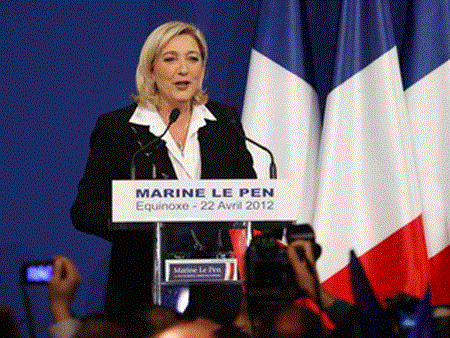 Bà Le Pen.