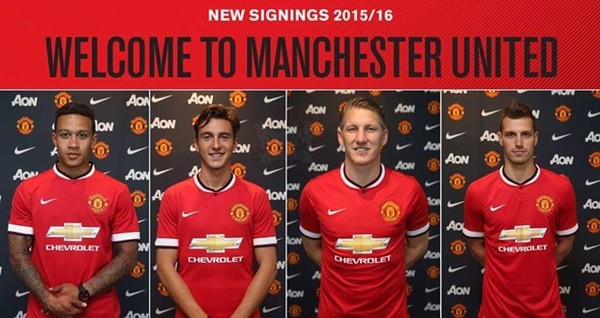Chỉ trong ít ngày, Man United đã giới thiệu 4 bản hợp đồng mới.