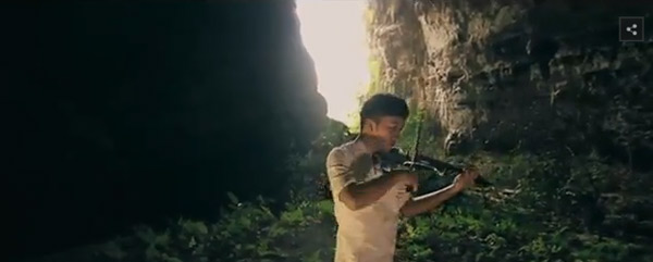 Mê mẩn vẻ đẹp hang Én qua clip chơi violin của chàng trai xứ Quảng