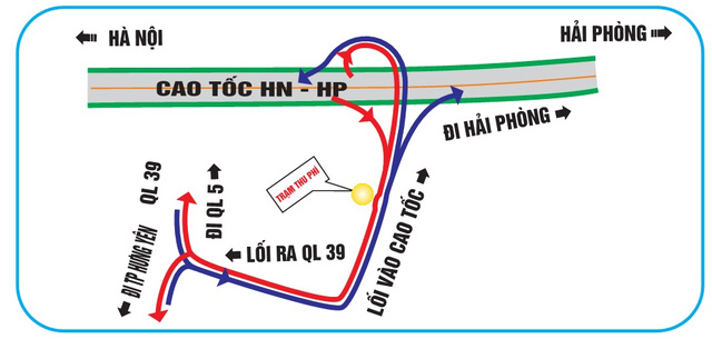 Nút giao QL39. Ảnh Vidifi